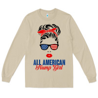 Mushroom all american trump girl Long Sleeve Tee - artisFamous