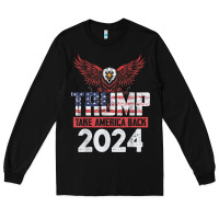 Trump 2024 Take America Back Long Sleeve Tee | Teevron