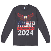 Smoke trump 2024 take america back Long Sleeve Tee - artisFamous