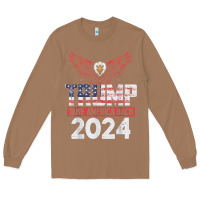 Toasted Coconut trump 2024 take america back Long Sleeve Tee - artisFamous