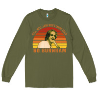 Army Green Bo Burnham T-shirt, Well, Well. Look Who's Inside Again Long Sleeve Tee - artisFamous
