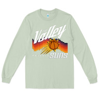 Matcha the valley oop phoenix basketball retro sunset basketball t shirt Long Sleeve Tee - artisFamous