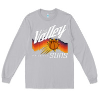 Moon Dust the valley oop phoenix basketball retro sunset basketball t shirt Long Sleeve Tee - artisFamous
