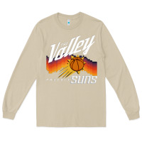 Mushroom the valley oop phoenix basketball retro sunset basketball t shirt Long Sleeve Tee - artisFamous