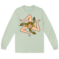 Matcha sicilian triskelion Long Sleeve Tee - artisFamous