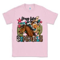 Bubblegum Pink long live cowgirls Classic Tee - OliviaCreatesArt