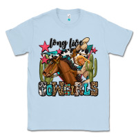 Dusty Blue long live cowgirls Classic Tee - OliviaCreatesArt