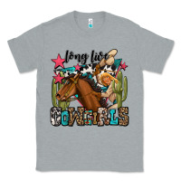 Heather Grey long live cowgirls Classic Tee - OliviaCreatesArt