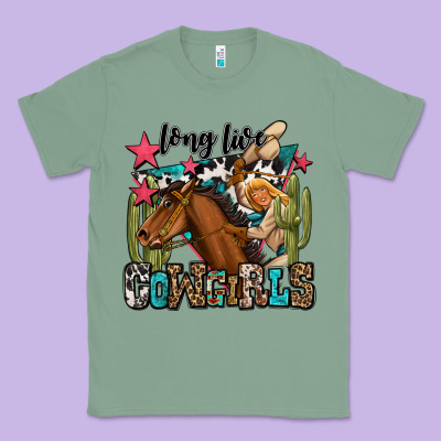 Long Live Cowgirls Classic Tee Designed By Oliviacreatesart