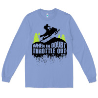 Colony Blue snowmobile throttle Long Sleeve Tee - artisFamous