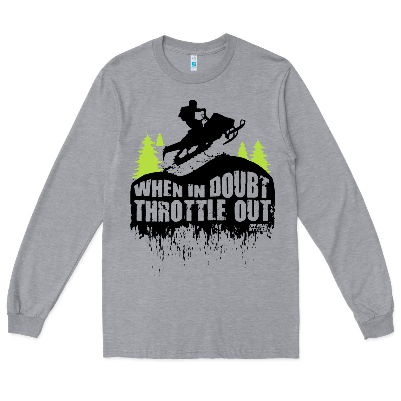 Snowmobile Throttle Long Sleeve Tee by artisFamous | Teevron