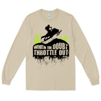 Mushroom snowmobile throttle Long Sleeve Tee - artisFamous
