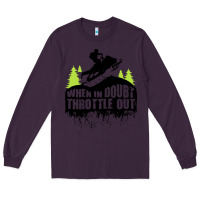 Plum snowmobile throttle Long Sleeve Tee - artisFamous