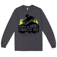 Smoke snowmobile throttle Long Sleeve Tee - artisFamous
