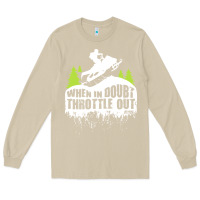 Mushroom snowmobile throttle Long Sleeve Tee - artisFamous