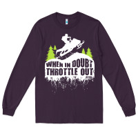 Plum snowmobile throttle Long Sleeve Tee - artisFamous