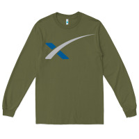 Army Green space X Long Sleeve Tee - artisFamous