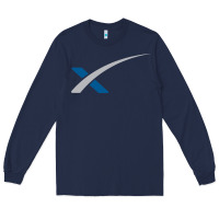 Navy space X Long Sleeve Tee - artisFamous