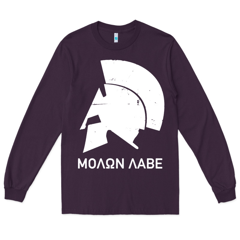 Spartan Helmet Long Sleeve Tee by artisFamous | Teevron