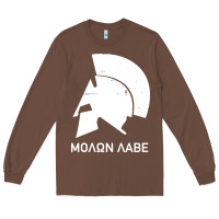 Chestnut spartan helmet Long Sleeve Tee - artisFamous