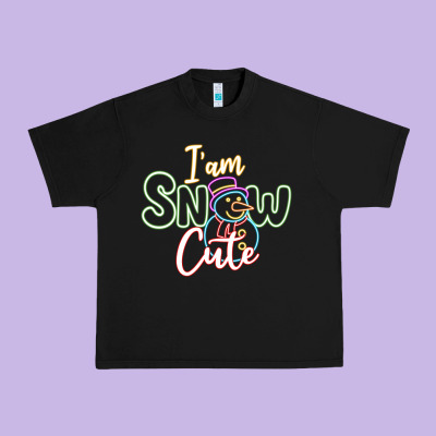 T Am Snow Cute Urban Heavy Tee Designed By Cowhidedigitalart