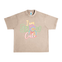 French Oak T am SNOW CUTE Urban Heavy Tee - CowhideDigitalArt