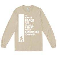 Mushroom the man in black fled across the desert Long Sleeve Tee - artisFamous