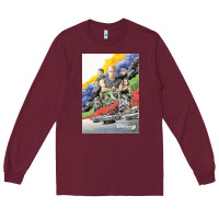 Burgundy fast and furious 9 Long Sleeve Tee - artisFamous