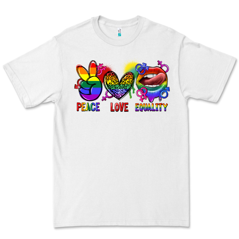 Peace Love Equality Premium Tee by FaDigitalArtStudio | Teevron
