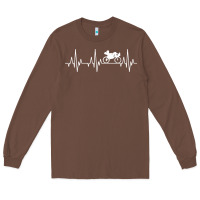 Chestnut heartbeat recumbent bicycle bike cyclist biking Long Sleeve Tee - artisFamous