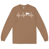 Toasted Coconut heartbeat recumbent bicycle bike cyclist biking Long Sleeve Tee - artisFamous
