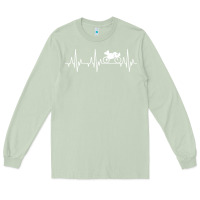Matcha heartbeat recumbent bicycle bike cyclist biking Long Sleeve Tee - artisFamous