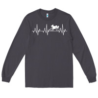 Smoke heartbeat recumbent bicycle bike cyclist biking Long Sleeve Tee - artisFamous