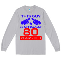 Moon Dust this guy is 80 years funny 80th birthday Long Sleeve Tee - artisFamous