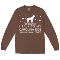Chestnut carolina dog Long Sleeve Tee - artisFamous