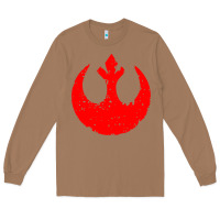 Toasted Coconut distressed rebel alliance symbol Long Sleeve Tee - artisFamous
