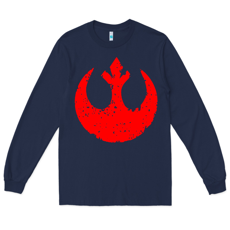 Distressed Rebel Alliance Symbol Long Sleeve Tee by artisFamous | Teevron