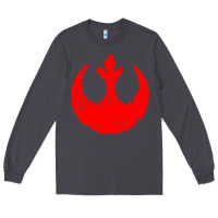 Smoke distressed rebel alliance symbol Long Sleeve Tee - artisFamous