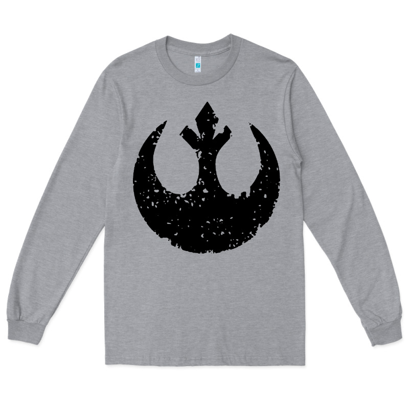 Distressed Rebel Alliance Symbol Long Sleeve Tee by artisFamous | Teevron