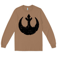 Toasted Coconut distressed rebel alliance symbol Long Sleeve Tee - artisFamous