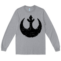 Distressed Rebel Alliance Symbol Long Sleeve Tee | Teevron