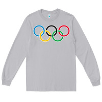 Moon Dust Olympic Rings Long Sleeve Tee - artisFamous