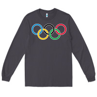 Smoke Olympic Rings Long Sleeve Tee - artisFamous