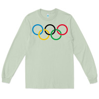 Matcha Olympic Rings Long Sleeve Tee - artisFamous