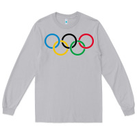 Moon Dust Olympic Rings Long Sleeve Tee - artisFamous
