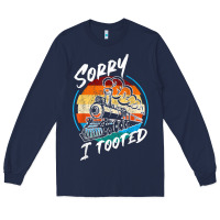 Navy sorry i tooted Long Sleeve Tee - artisFamous