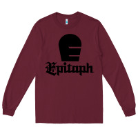 Burgundy Epitaph Records Long Sleeve Tee - artisFamous