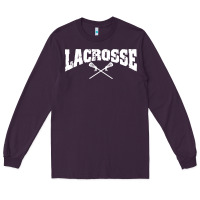 Plum lacrosse Long Sleeve Tee - artisFamous