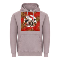 Vintage Zinc christmas cow Vintage Hoodie - LillyAllenDesigns