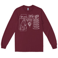 Burgundy modest Long Sleeve Tee - artisFamous